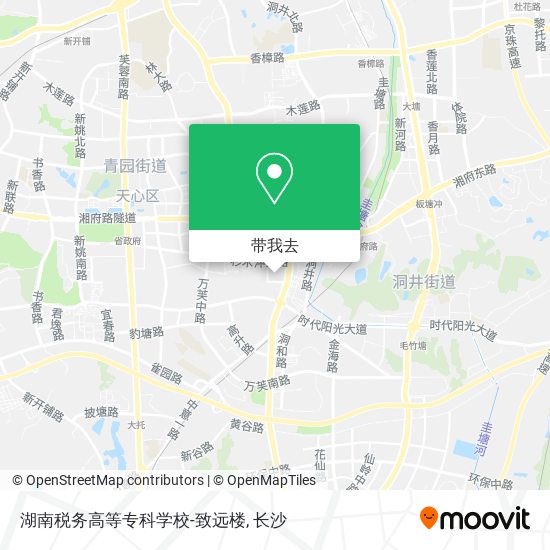 湖南税务高等专科学校-致远楼地图