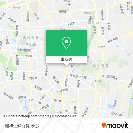 湘和生鲜百货地图
