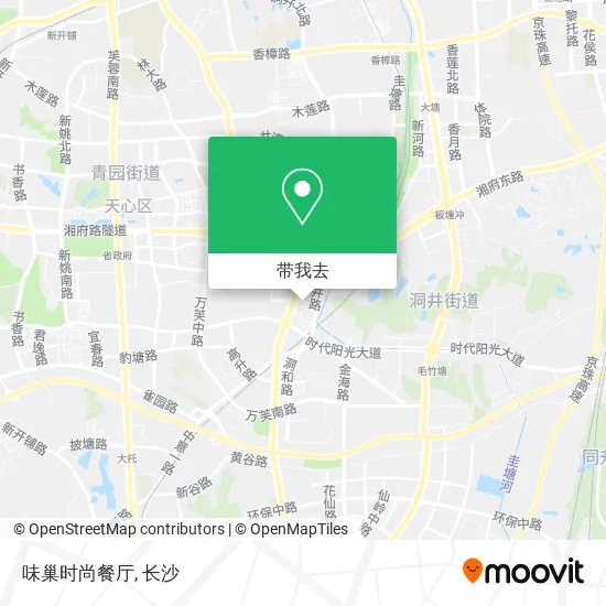 味巢时尚餐厅地图