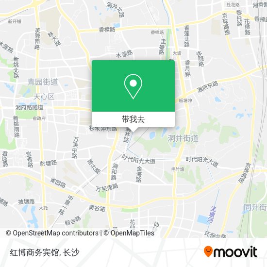 红博商务宾馆地图