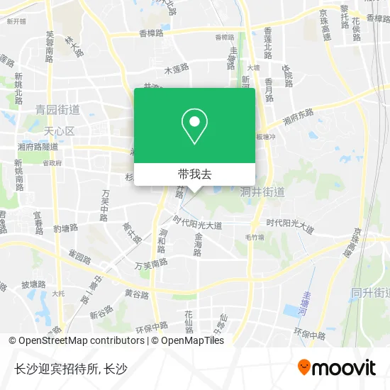 长沙迎宾招待所地图