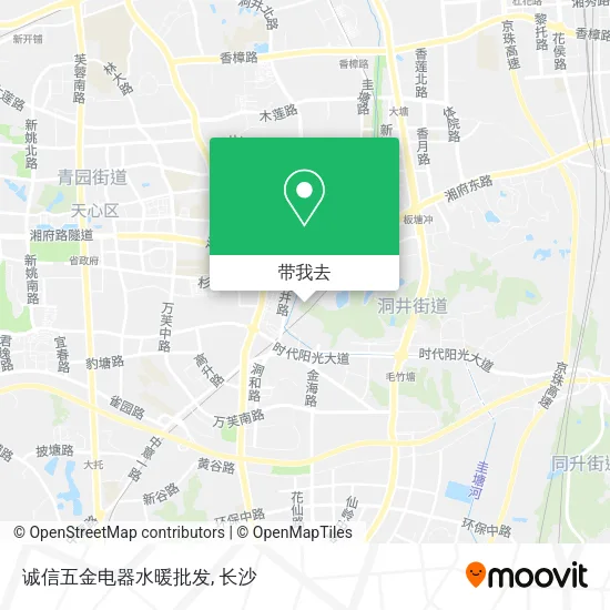诚信五金电器水暖批发地图