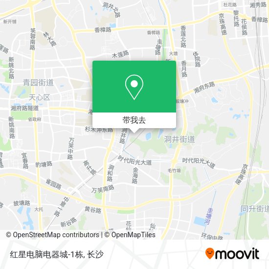 红星电脑电器城-1栋地图