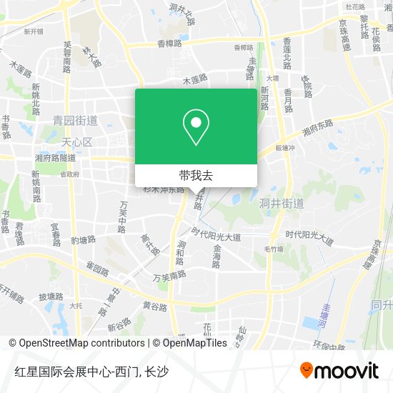红星国际会展中心-西门地图