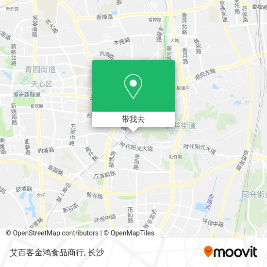 艾百客金鸿食品商行地图