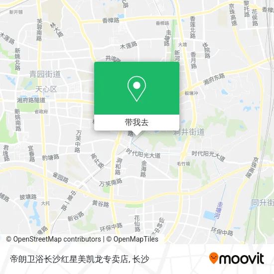 帝朗卫浴长沙红星美凯龙专卖店地图