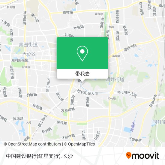 中国建设银行(红星支行)地图