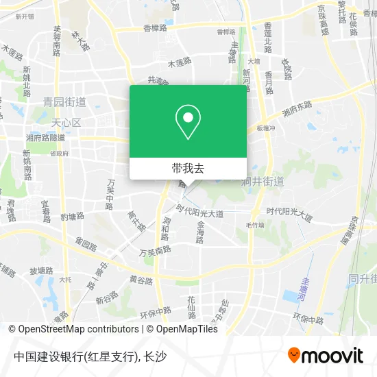 中国建设银行(红星支行)地图