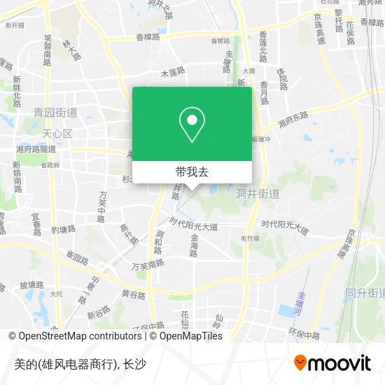 美的(雄风电器商行)地图