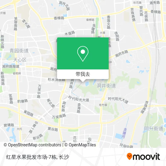 红星水果批发市场-7栋地图