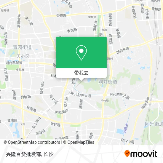 兴隆百货批发部地图