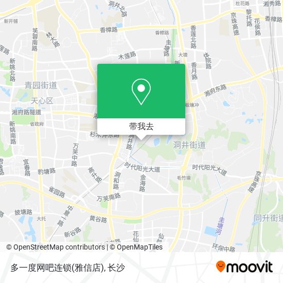 多一度网吧连锁(雅信店)地图