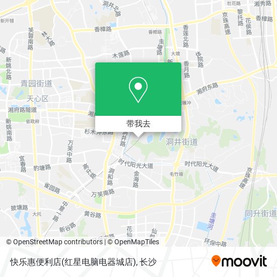 快乐惠便利店(红星电脑电器城店)地图