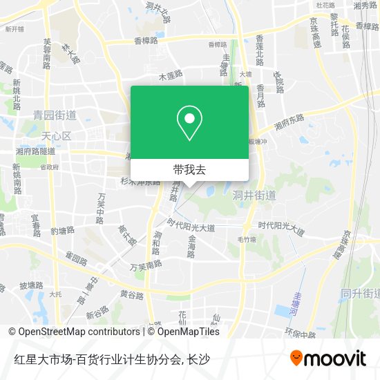 红星大市场-百货行业计生协分会地图