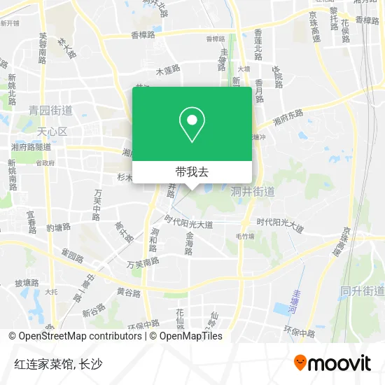 红连家菜馆地图