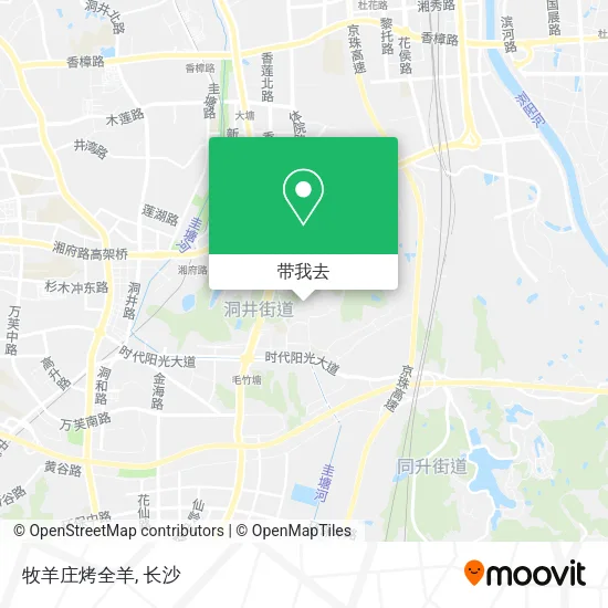 牧羊庄烤全羊地图