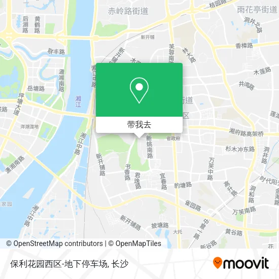 保利花园西区-地下停车场地图