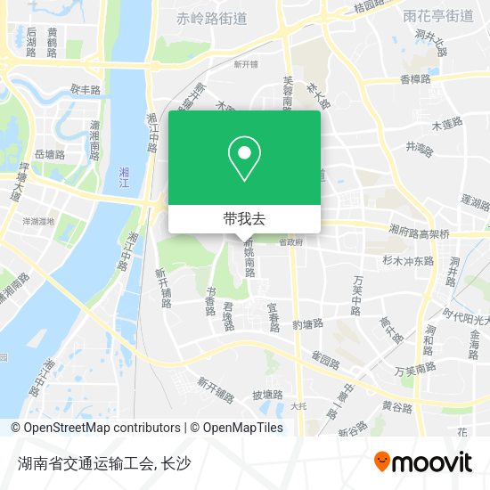 湖南省交通运输工会地图