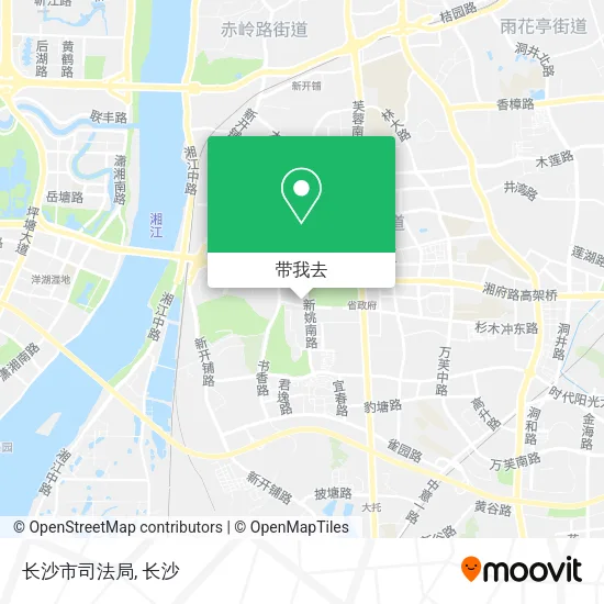 长沙市司法局地图