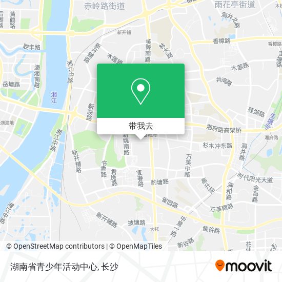 湖南省青少年活动中心地图