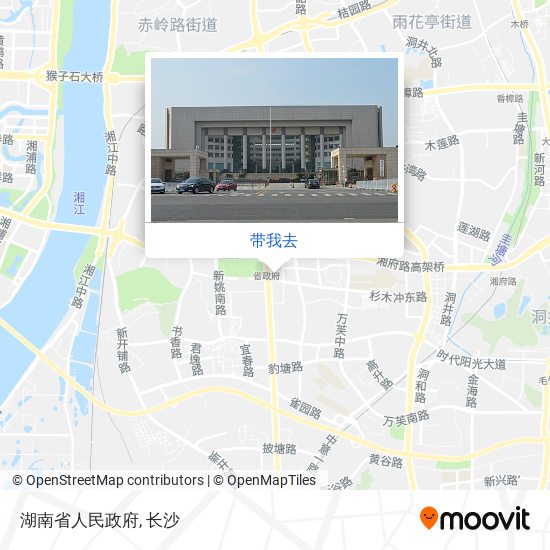 湖南省人民政府地图