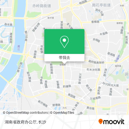 湖南省政府办公厅地图