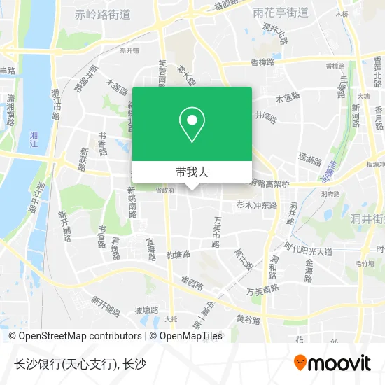 长沙银行(天心支行)地图