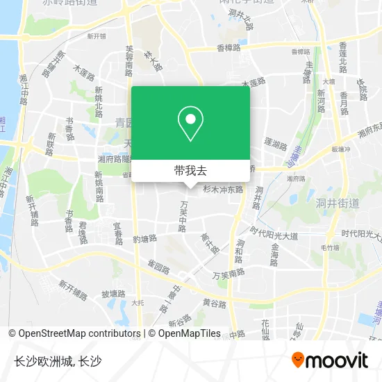 长沙欧洲城地图