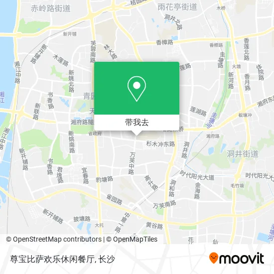 尊宝比萨欢乐休闲餐厅地图
