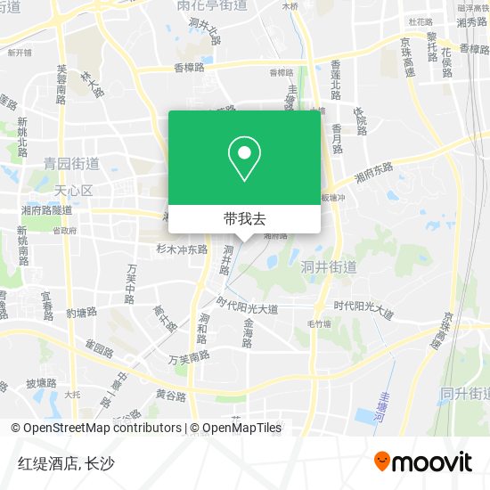 红缇酒店地图