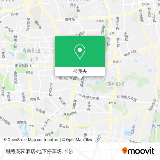 融程花园酒店-地下停车场地图