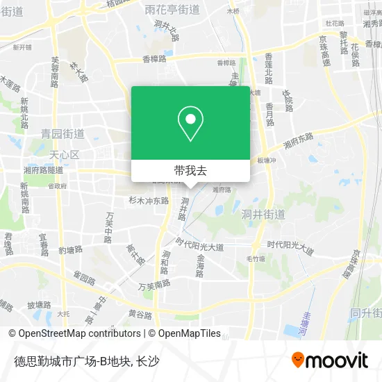 德思勤城市广场-B地块地图