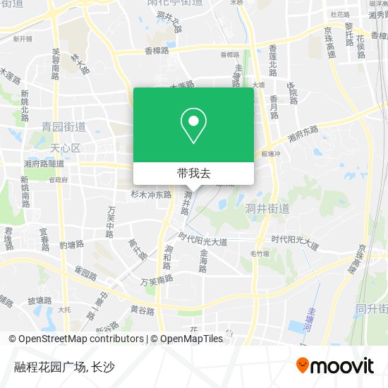 融程花园广场地图