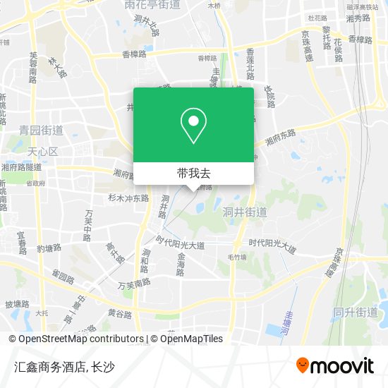 汇鑫商务酒店地图