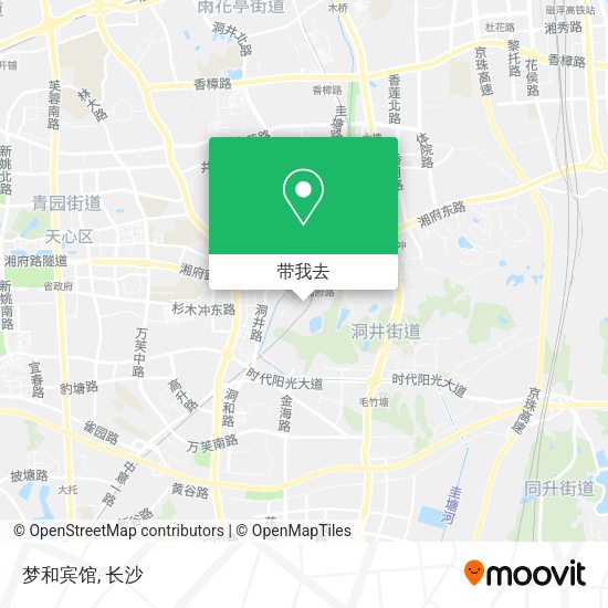 梦和宾馆地图