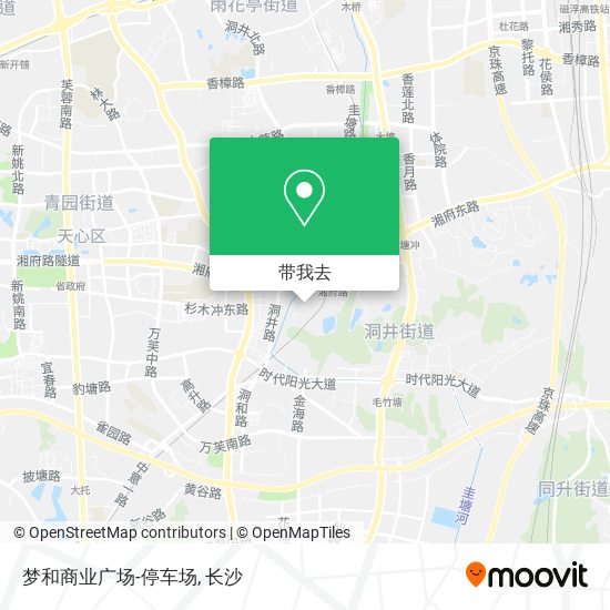 梦和商业广场-停车场地图