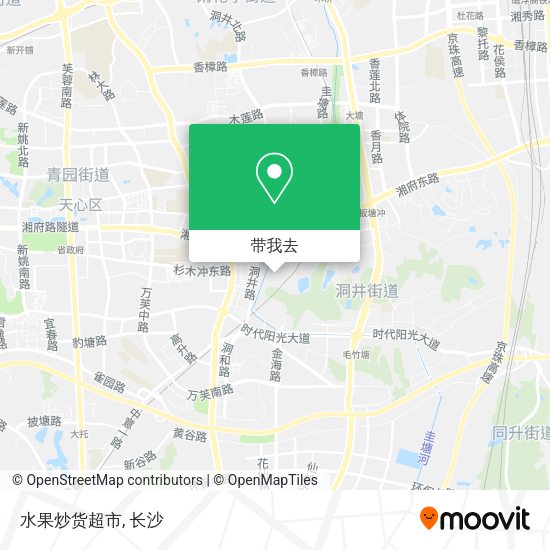 水果炒货超市地图