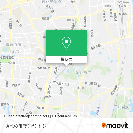杨裕兴(湘府东路)地图