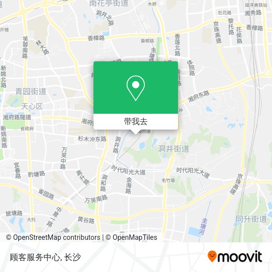 顾客服务中心地图