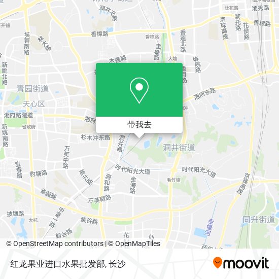 红龙果业进口水果批发部地图