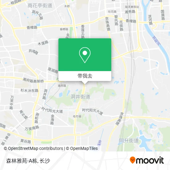 森林雅苑-A栋地图