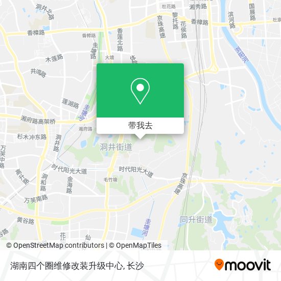 湖南四个圈维修改装升级中心地图