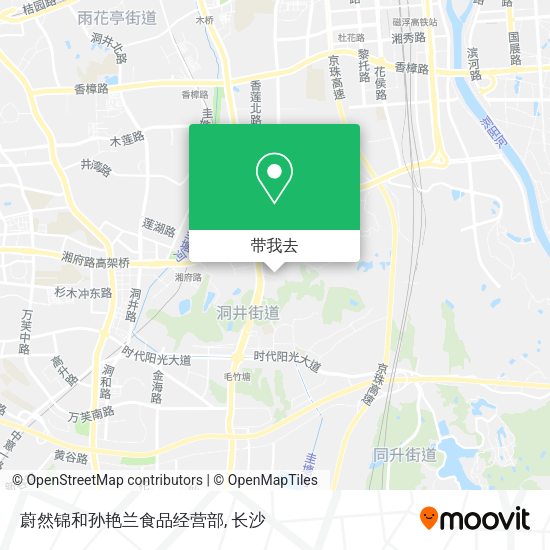蔚然锦和孙艳兰食品经营部地图