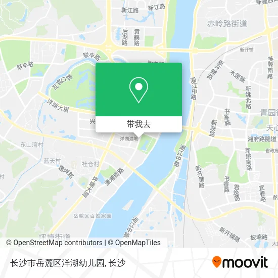 长沙市岳麓区洋湖幼儿园地图