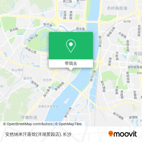安然纳米汗蒸馆(洋湖景园店)地图
