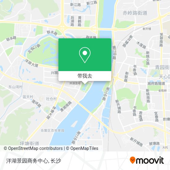 洋湖景园商务中心地图