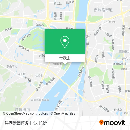 洋湖景园商务中心地图