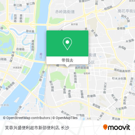 芙蓉兴盛便利超市新邵便利店地图
