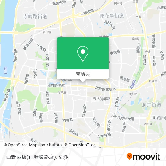 西野酒店(正塘坡路店)地图