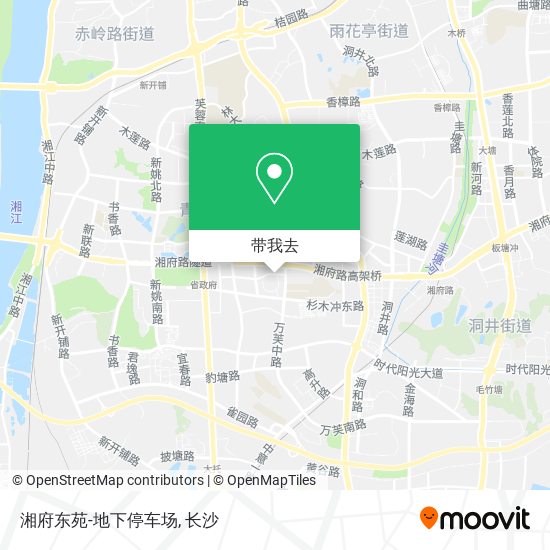 湘府东苑-地下停车场地图